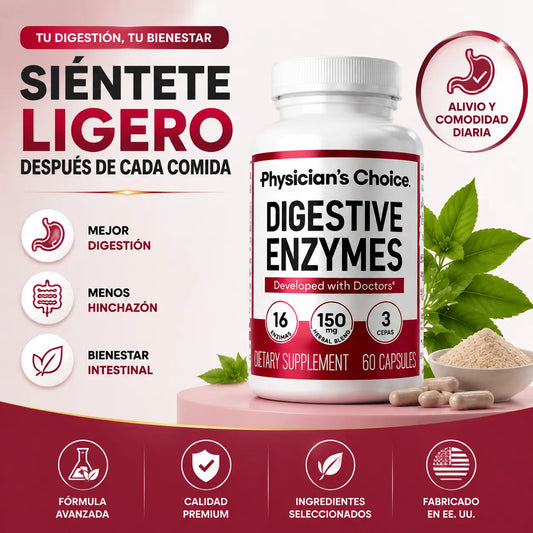 Physician’s Choice Digestive Enzymes™ – Enzimas Digestivas Avanzadas