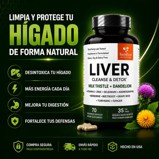 Liver Cleanse Detox | Limpia y protege tu hígado de forma natural