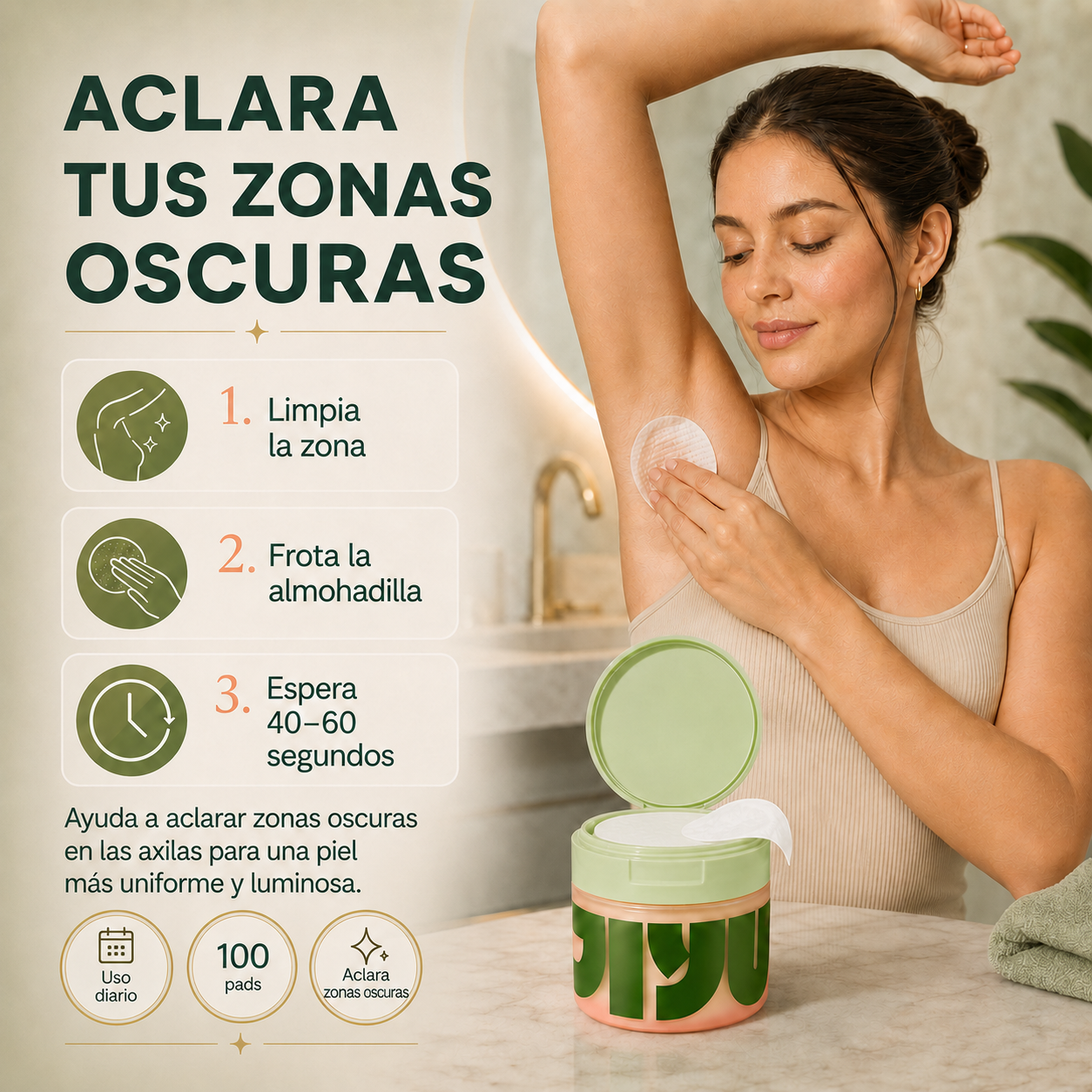 Aclarador de zonas oscuras