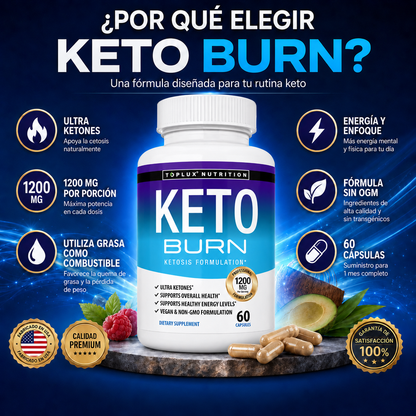 Quemador de Grasa Keto Burn - Toplux
