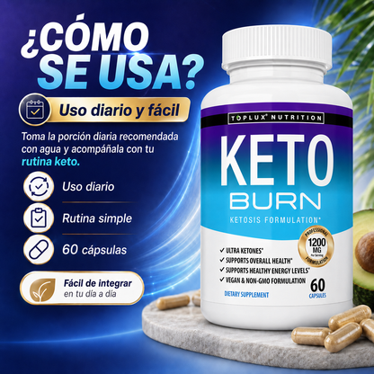 Quemador de Grasa Keto Burn - Toplux