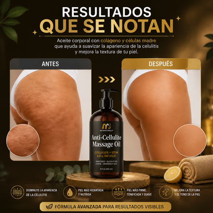 Aceite Anticelulitis con Colágeno + Células Madre ⭐