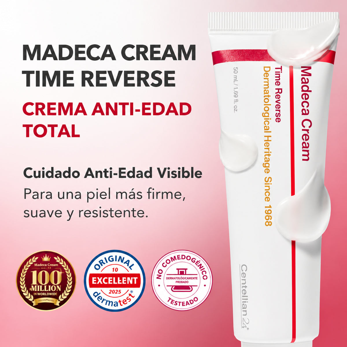 Madeca Cream Time Reverse | Renueva, hidrata y cuida tu piel con Colágeno + TECA