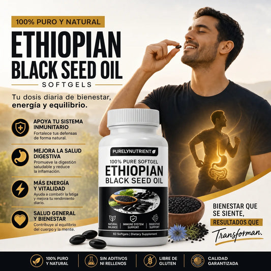 Aceite de Semilla Negra Etíope (Black Seed Oil)